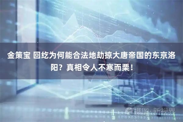 金策宝 回纥为何能合法地劫掠大唐帝国的东京洛阳？真相令人不寒而栗！