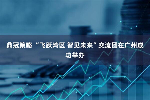鼎冠策略 “飞跃湾区 智见未来”交流团在广州成功举办